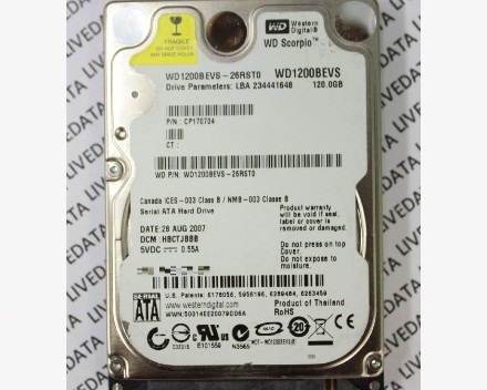 WD1200BEVS-26RST0