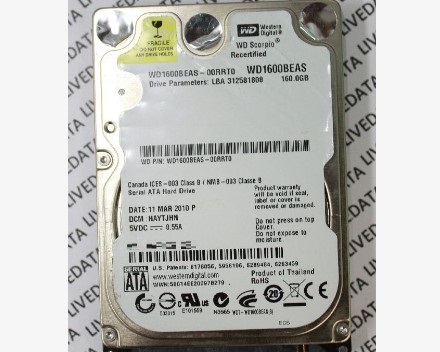 WD1600BEAS-00RRT0