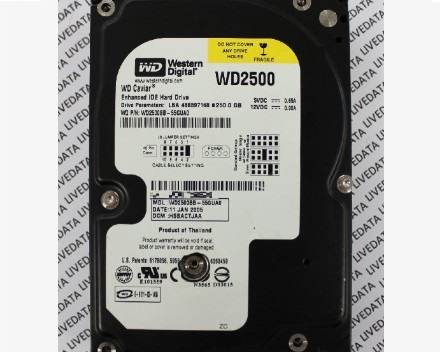 WD2500BB-55GUA0