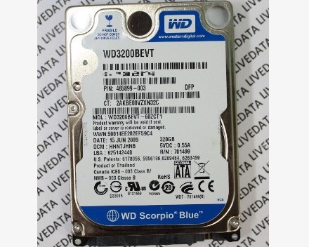 WD3200BEVT-60ZCT1