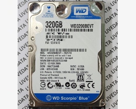 WD3200BEVT-26ZCT0