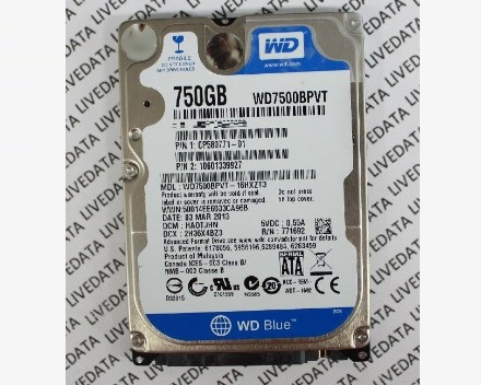 WD7500BPVT-16HXZT3