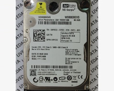 WD800BEVS-26RST0