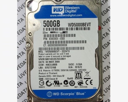 WD5000BEVT-22ZAT0