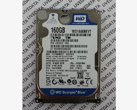 WD1600BEVT-80A23T0