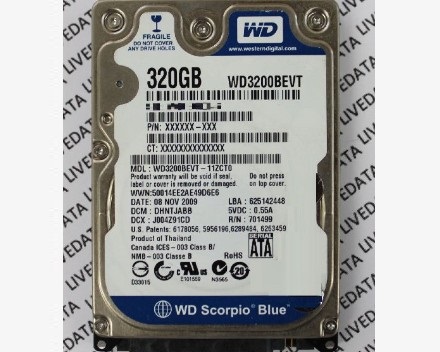 WD3200BEVT-11ZCT0